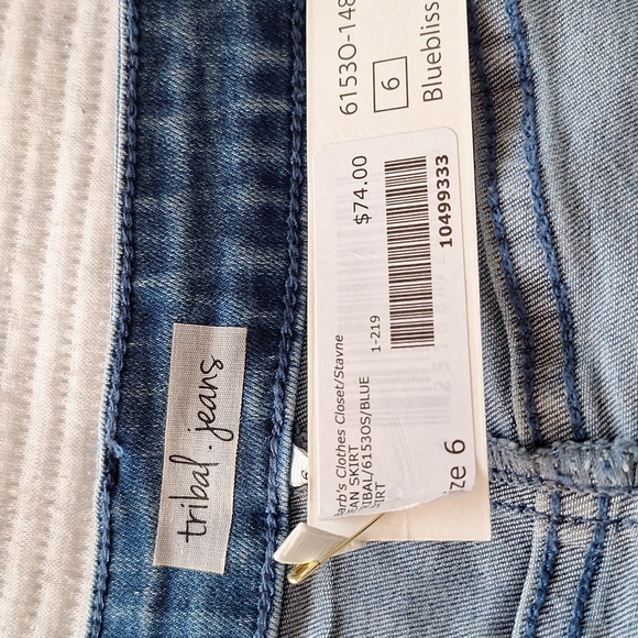 🆕️ [6] Tribal Jean  skirt - Picture 2 of 6